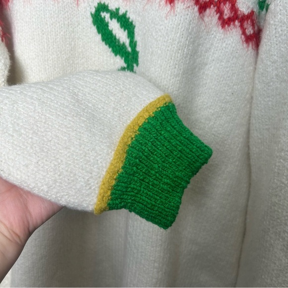 NWT Free People Cherry Heart Mini Sweater Dress - Picture 7 of 11